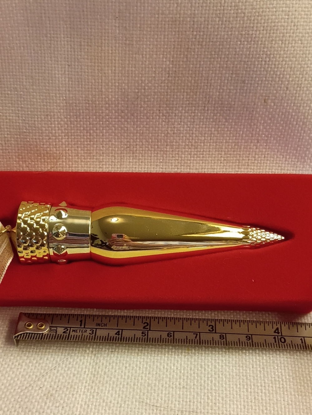 Christian Louboutin Tube Lipstick Box Red & Black. Color = Miss Clichy 320 NEW - Picture 5 of 5